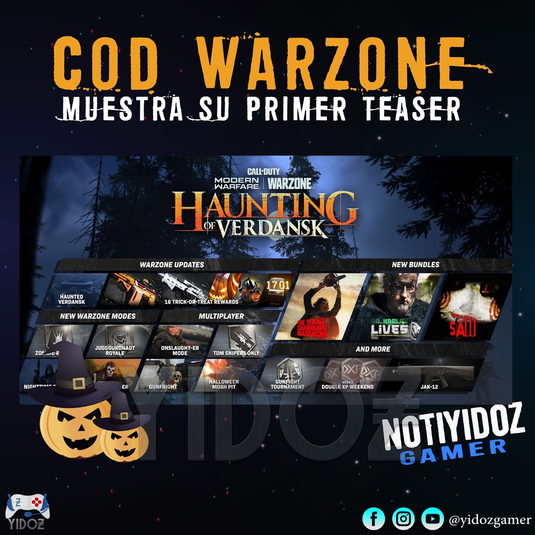 CoD Warzone: el evento The Haunting muestra su primer teaser